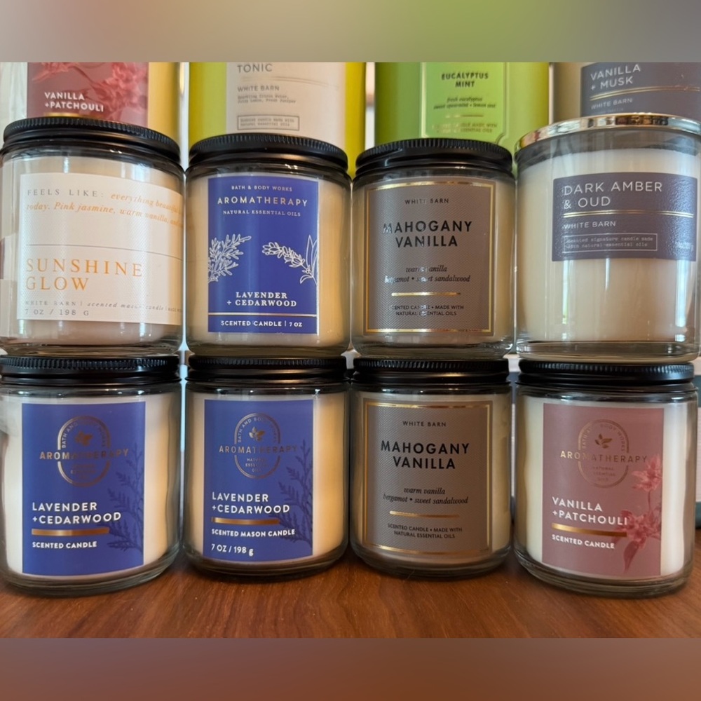 BBW / White Barn New Single-Wick Candle, Dark Oud & Amber - Discontinued - Picture 4 of 5